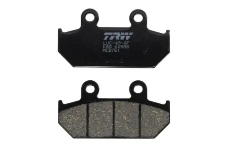 Колодки гальмівні, комплект TRW MCB751