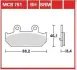 Колодки тормозные, комплект TRW MCB751SRM (фото 1)