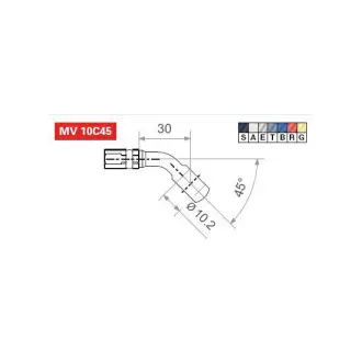 Запчастина мото TRW MV10C45A