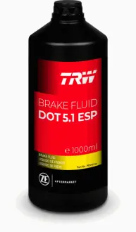Жидкость тормозная, DOT5.1 ESP, 1L TRW PFB701SE
