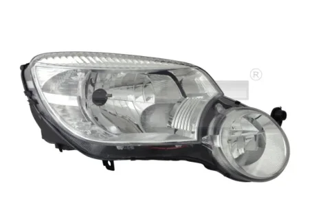 Фара Лів (H4/H7, електричн, з мотором, колір відбивача: срібн) SKODA YETI 05.09-11.13 TYC 2012348052