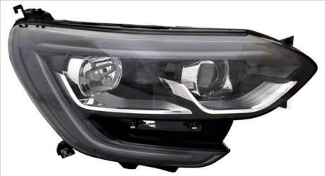 Фара Лів (H7/H7/LED, електричн, з мотором, без LED-модуля денних ходових вогнів без контролера LED вигнутий LED) RENAULT MEGANE IV 11.15-05.20 TYC 2017074162