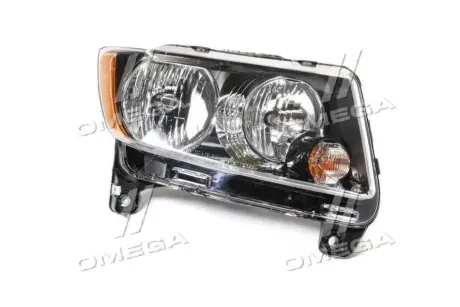 Фара правая Jeep Compass (11-) черная TYC 209165B01N