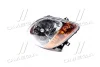 Фара правая Renault Kangoo, Nissan Kubistar (03-) H4 хром/желт. TYC 20A361A52B (фото 1)