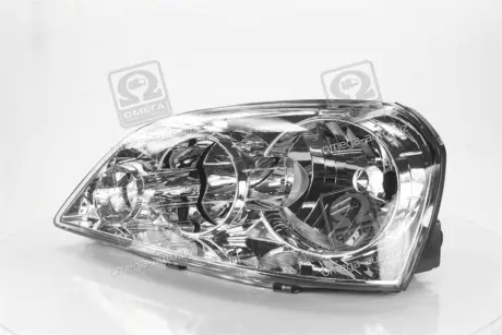 Фара ліва Chevrolet Lacetti седан/універсал (03-) з коректором (20-A546-05-2B) TYC 20A546052B
