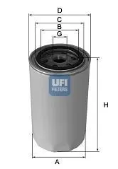 Фільтр масляний UFI FILTERS 2310700
