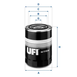 Фільтр масляний UFI FILTERS 2311300