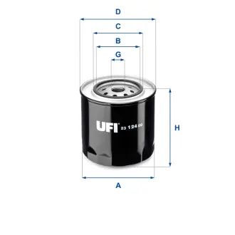 Фільтр масляний UFI FILTERS 2312400