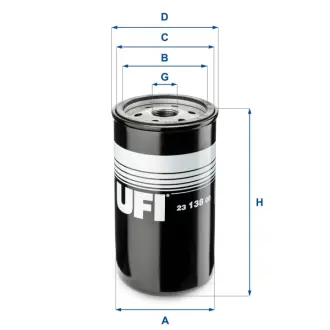 Фільтр масляний UFI FILTERS 2313800