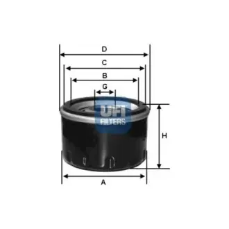 Фільтр масляний UFI FILTERS 2314300