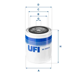Автозапчасть UFI FILTERS 2318501