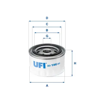 Фільтр масляний UFI FILTERS 2319500