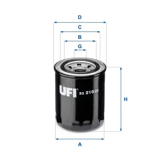 Фильтр масляный UFI FILTERS 23.210.00