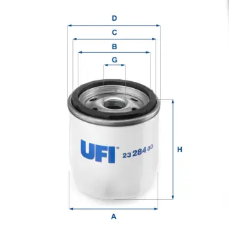 Фільтр масляний UFI FILTERS 2328400