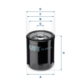 Фільтр масляний UFI FILTERS 2340100
