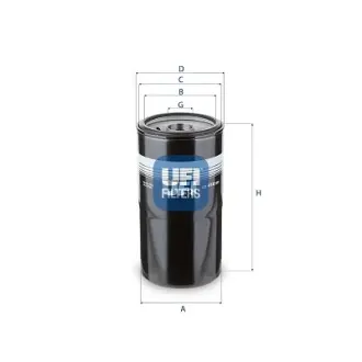 Фільтр масляний UFI FILTERS 2341000