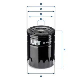 Фильтр масляный UFI FILTERS 2341400