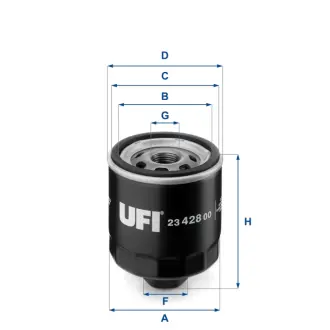 Фільтр масляний UFI FILTERS 2342800