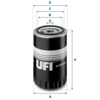 Фільтр масляний UFI FILTERS 2342900