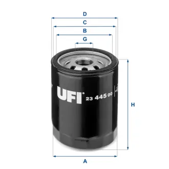 Фільтр масляний UFI FILTERS 2344500