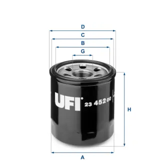 Фільтр масляний UFI FILTERS 2345200