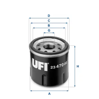 Фільтр масляний UFI FILTERS 23.470.00