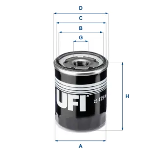 Фільтр масляний UFI FILTERS 2347900