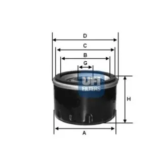 Фільтр масляний UFI FILTERS 2348000