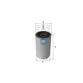 Фільтр масляний UFI FILTERS 2348600