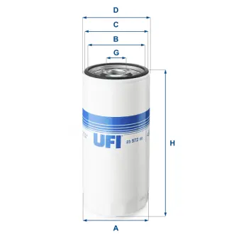 Фільтр масляний UFI FILTERS 2357200