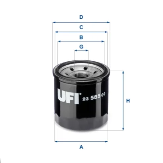 Масляний фiльтр UFI FILTERS 2358500