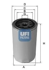 Фільтр масляний UFI FILTERS 23.602.00