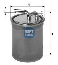 Фильтр топливный UFI FILTERS 2401600