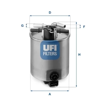 Автозапчасть UFI FILTERS 2402501