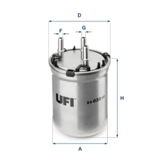 Автозапчасть UFI FILTERS 2403300