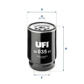 Фільтр паливний UFI FILTERS 24.035.01
