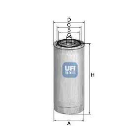 Фільтр паливний UFI FILTERS 2405900