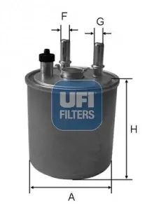 Фільтр паливний UFI FILTERS 2407300