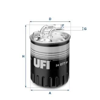 Фільтр паливний UFI FILTERS 24.077.00