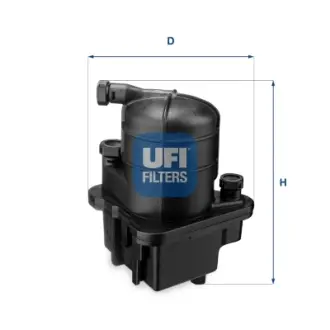 Фільтр паливний UFI FILTERS 24.087.00