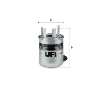 Фільтр паливний UFI FILTERS 24.095.06