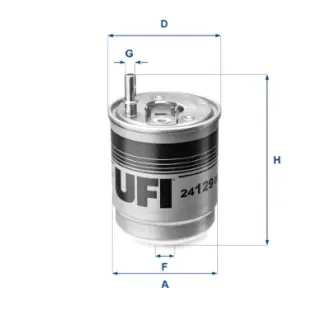 Фільтр паливний UFI FILTERS 2412900