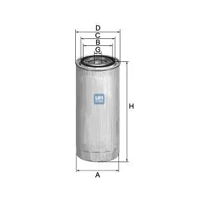 Фильтр топливный UFI FILTERS 2430700