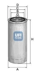 Фільтр паливний UFI FILTERS 2431000
