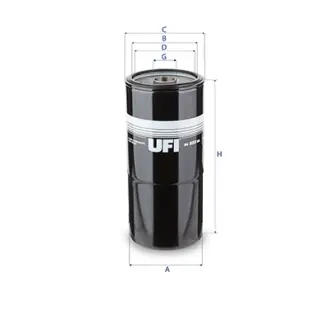 Фільтр паливний UFI FILTERS 2433200