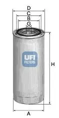 Фильтр топливный UFI FILTERS 2434800