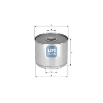 Фільтр паливний UFI FILTERS 2436001