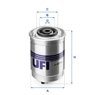 Фільтр паливний UFI FILTERS 24.401.00