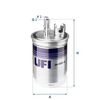 Фильтр топливный UFI FILTERS 2440900