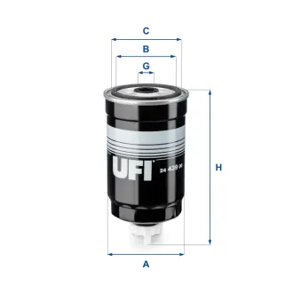 Фільтр паливний UFI FILTERS 24.439.00